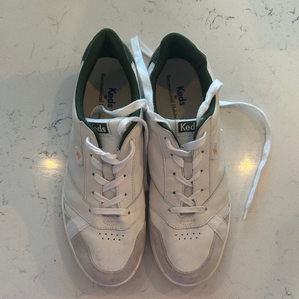 Recreational Habits x Keds Court Sneaker White Leather sz 10